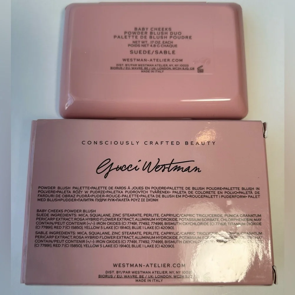 NWT🌷Westman Atelier Baby Cheeks Powder Duo in Sable & Suede